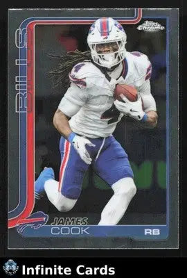 2025 Topps Chrome JAMES COOK #35 Buffalo Bills