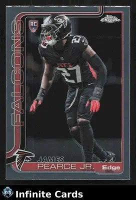 2025 Topps Chrome JAMES PEARCE JR. #351 RC Atlanta Falcons RC