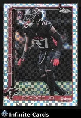 2025 Topps Chrome JAMES PEARCE JR. #351 X-Fractor Atlanta Falcons RC