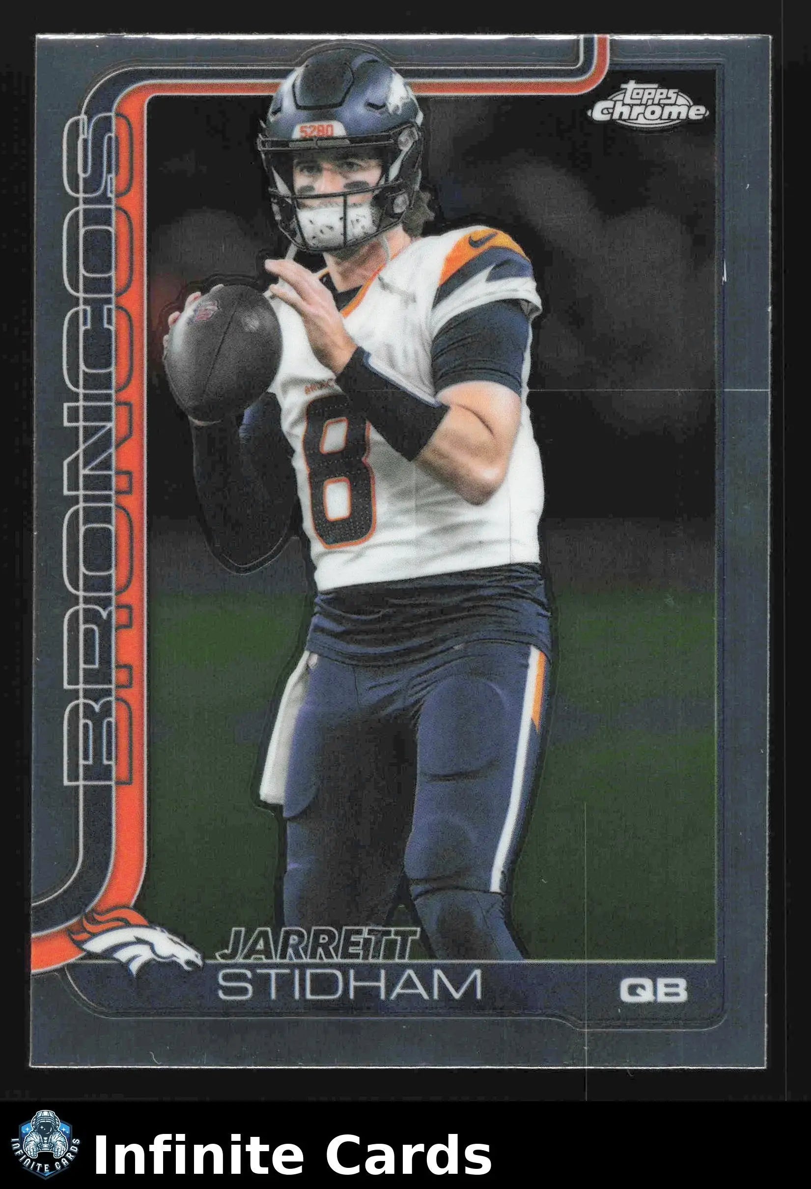 2025 Topps Chrome JARRETT STIDHAM #89 Denver Broncos - Football Card Single