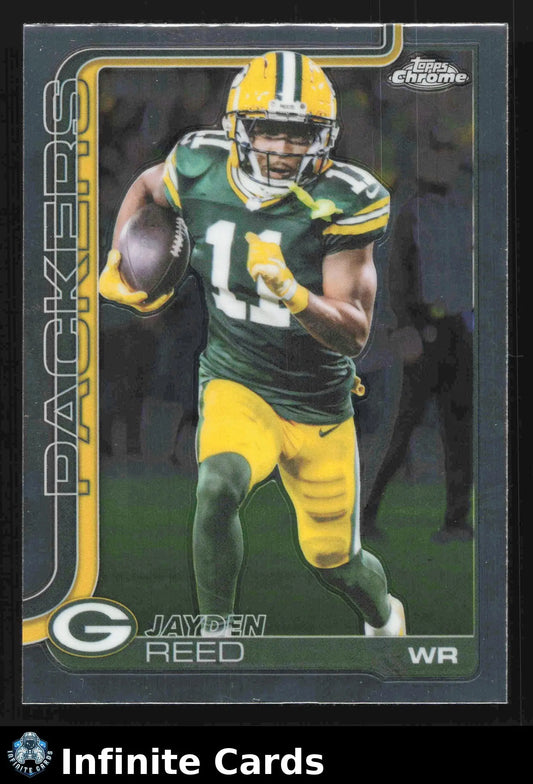 2025 Topps Chrome JAYDEN REED #107 Green Bay Packers - Football Card Single