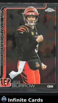 2025 Topps Chrome JOE BURROW #61 Chrome Cincinnati Bengals