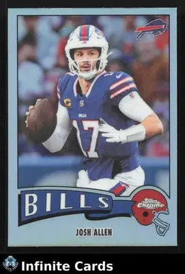 2025 Topps Chrome JOSH ALLEN #1975-4 1975 Topps (50th Anniversary) Buffalo Bills