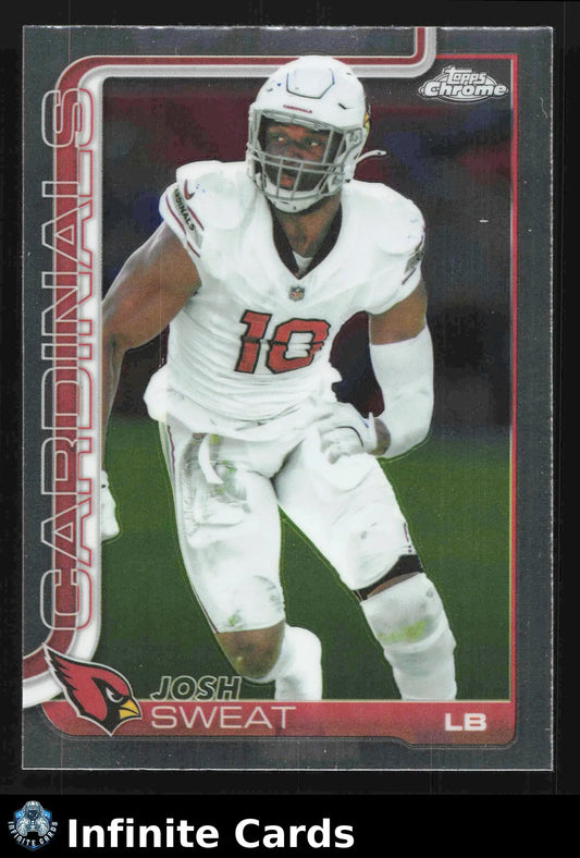 2025 Topps Chrome JOSH SWEAT #10 Arizona Cardinals