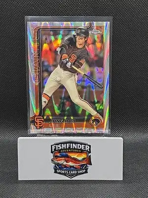 2025 Topps Chrome - Jung-Hoo Lee #119 RayWave Refractor - Baseball Card Single