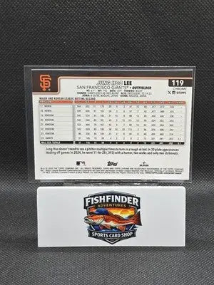 2025 Topps Chrome - Jung-Hoo Lee #119 RayWave Refractor - Baseball Card Single