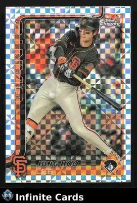 2025 Topps Chrome JUNG HOO LEE #119 Red X-Fractor Parallel/Variety Giants