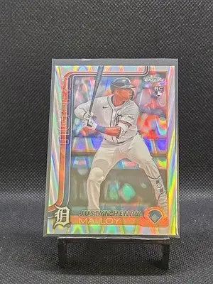 2025 Topps Chrome - Justyn-Henry Malloy #224 RayWave Refractor (RC)