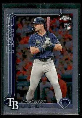 2025 Topps Chrome Kameron Misner #130 RC Tampa Bay Rays