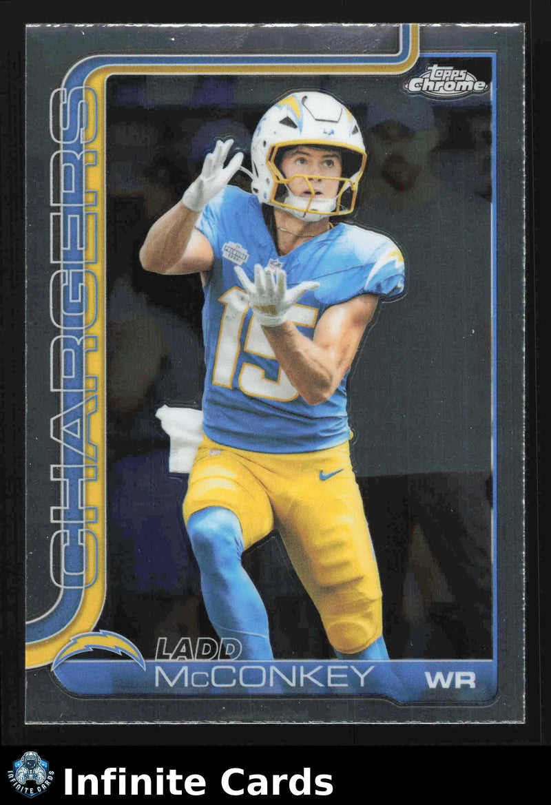 2025 Topps Chrome LADD MCCONKEY #156 Los Angeles Chargers - Football Card Single