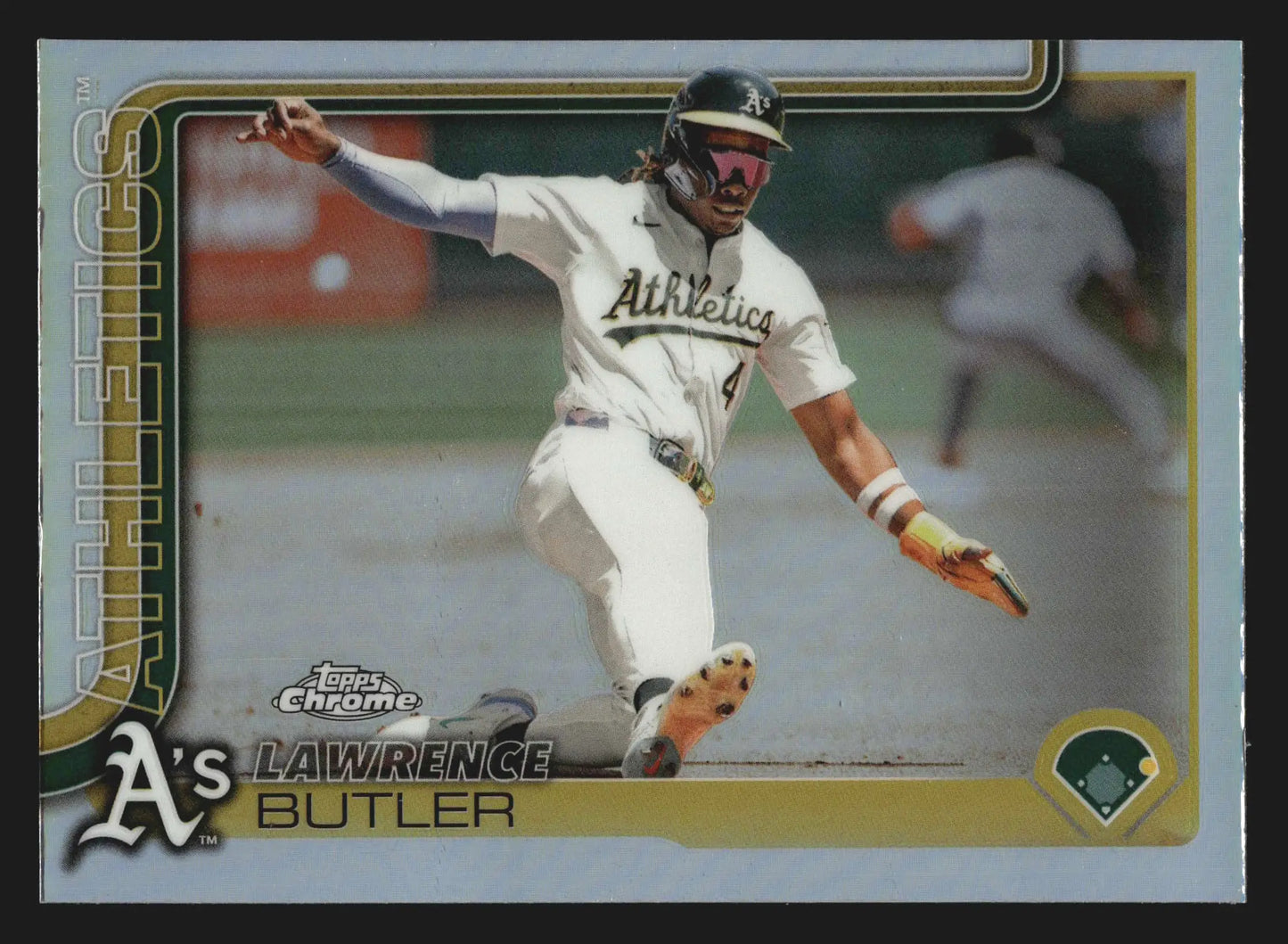 2025 Topps Chrome Lawrence Butler #67 Refractor Athletics - Baseball Card Single