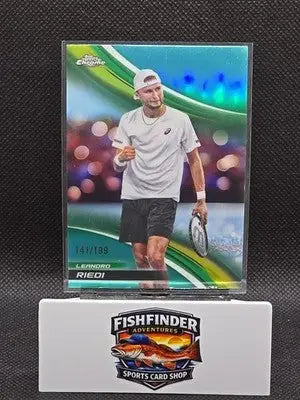 2025 Topps Chrome - Leandro Riedi #154 Aqua Refractor /199 - Other