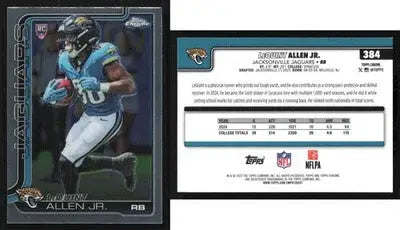 2025 Topps Chrome LEQUINT ALLEN JR. #384 Jacksonville Jaguars RC - Football Card Single