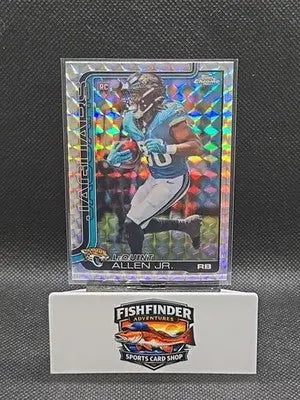 2025 Topps Chrome - LeQuint Allen Jr. - Geometric Refractor (RC) #384 - Football Card Single