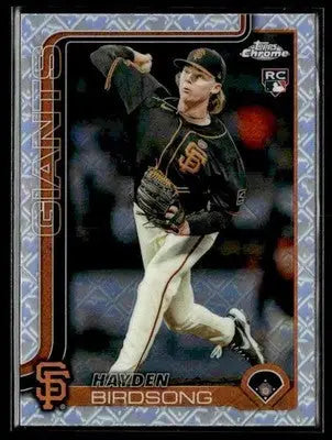 2025 Topps Chrome Logofractor Edition #138 Hayden Birdsong - Baseball Card Single