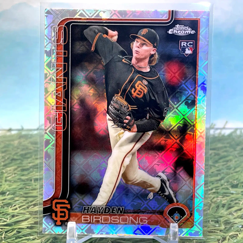 2025 Topps Chrome Logofractor Edition #138 Hayden Birdsong - Baseball Card Single
