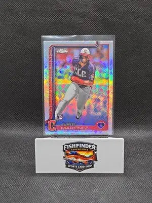 2025 Topps Chrome Logofractor Edition - Angel Martinez #155 (RC) - Baseball Card Single