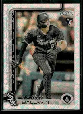 2025 Topps Chrome Logofractor Edition Brooks Baldwin #3 RC Chicago White Sox