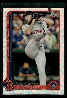 2025 Topps Chrome Logofractor Edition Garrett Crochet #264 Boston Red Sox