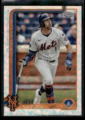 2025 Topps Chrome Logofractor Edition Jeff McNeil #167 New York Mets