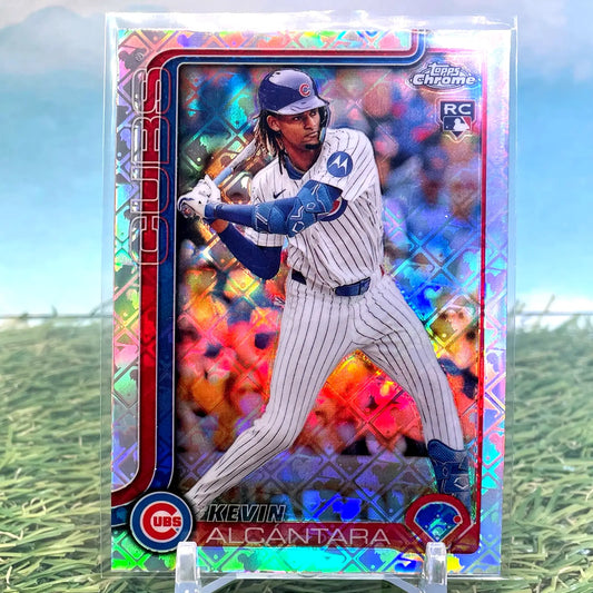2025 Topps Chrome Logofractor Kevin Alcantara RC #173 Cubs - Baseball Card Single