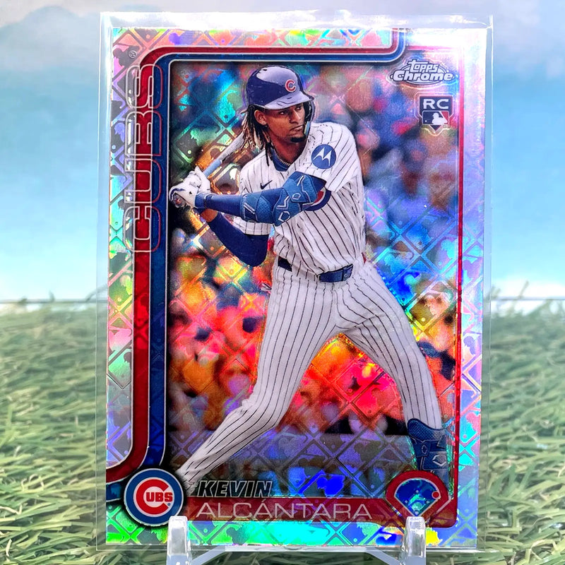 2025 Topps Chrome Logofractor Kevin Alcantara RC #173 Cubs - Baseball Card Single