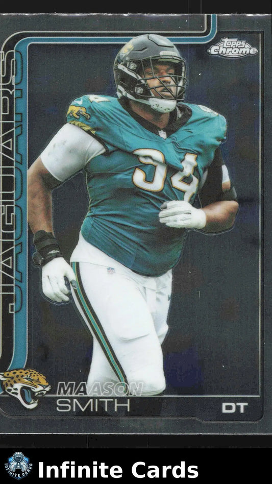 2025 Topps Chrome MAASON SMITH #140 Jacksonville Jaguars RC - Football Card Single