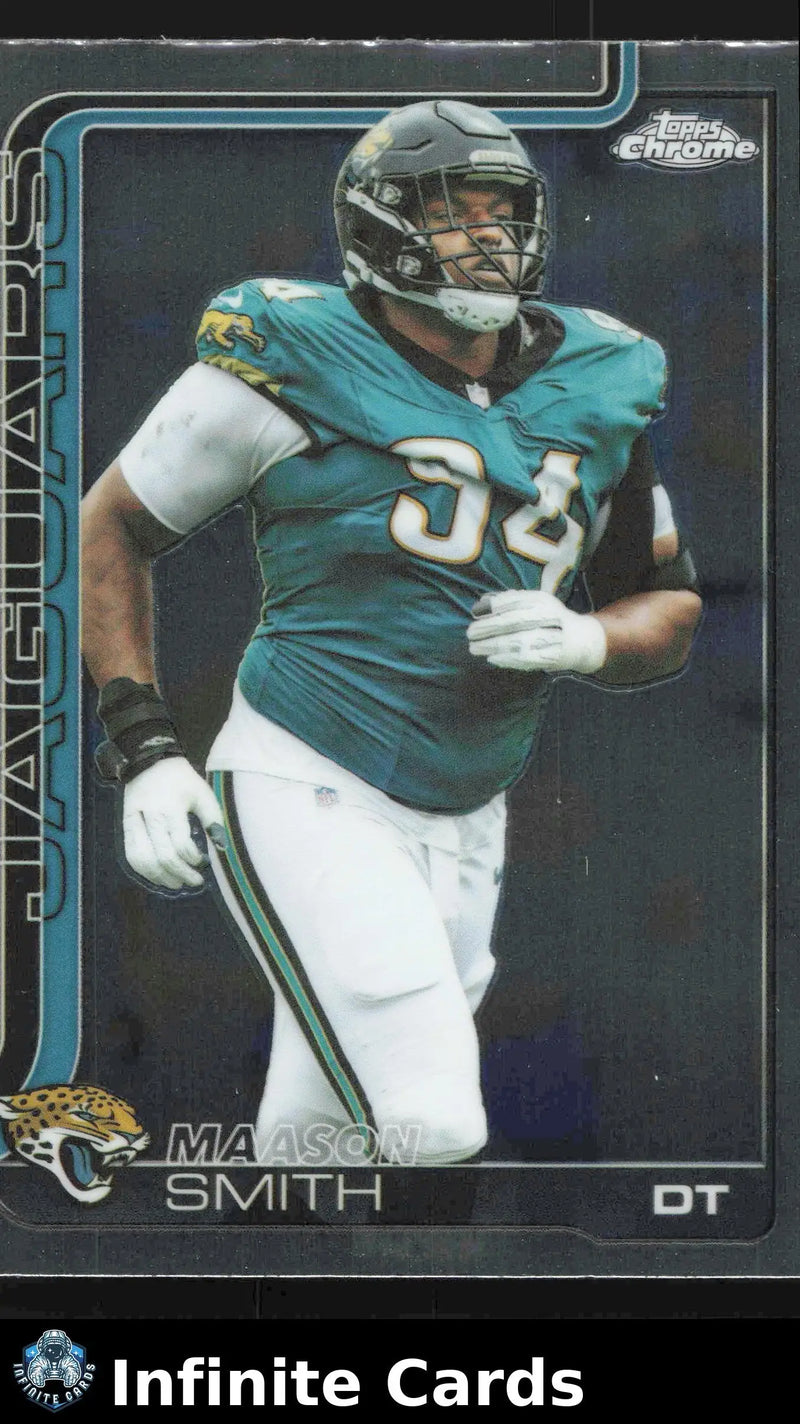 2025 Topps Chrome MAASON SMITH #140 Jacksonville Jaguars RC - Football Card Single