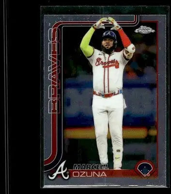 2025 Topps Chrome Marcell Ozuna #250 Atlanta Braves