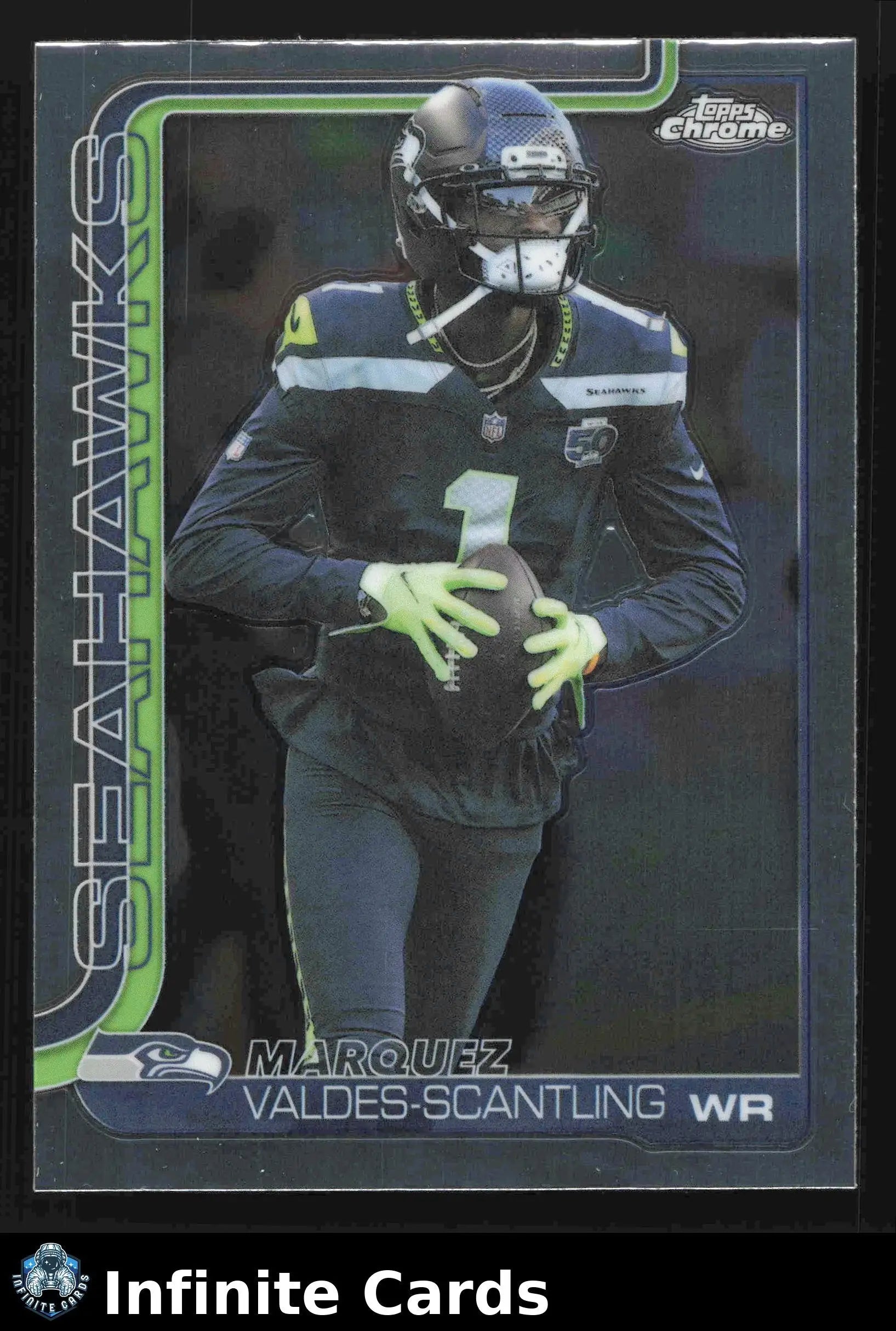 2025 Topps Chrome MARQUEZ VALDES-SCANTLING #272 Chrome Seattle Seahawks - Football Card Single