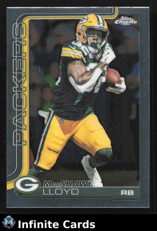 2025 Topps Chrome MARSHAWN LLOYD #114 Green Bay Packers RC - Football Card Single