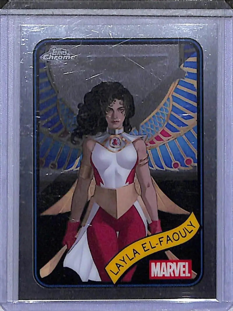 2025 Topps Chrome Marvel #10 Layla El-Faouly NM-MT - Marvel Card Single