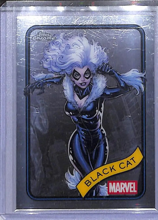 2025 Topps Chrome Marvel #106 Black Cat NM-MT - Marvel Card Single