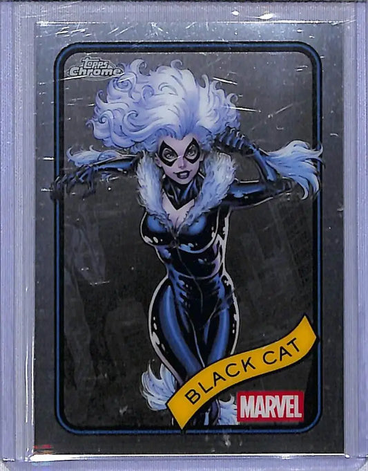 2025 Topps Chrome Marvel #106 Black Cat NM-MT - Marvel Card Single