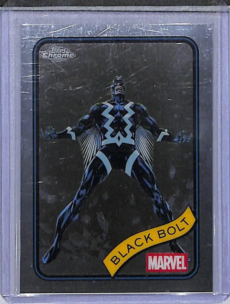2025 Topps Chrome Marvel #116 Black Bolt NM-MT - Marvel Card Single
