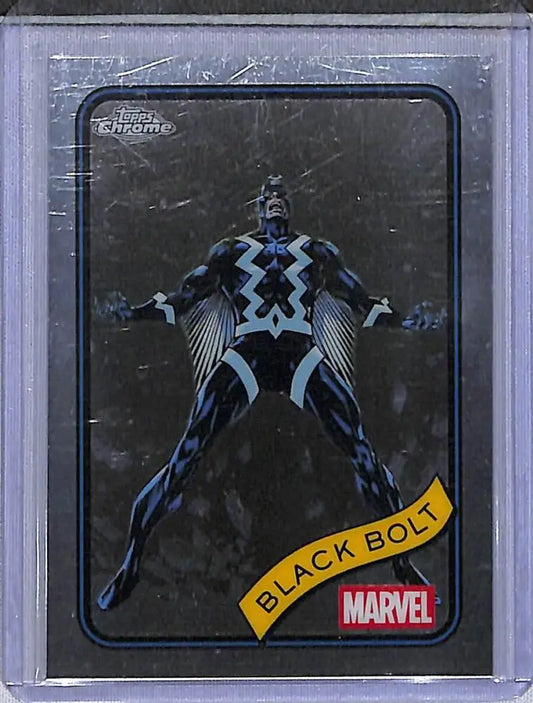 2025 Topps Chrome Marvel #116 Black Bolt NM-MT - Marvel Card Single