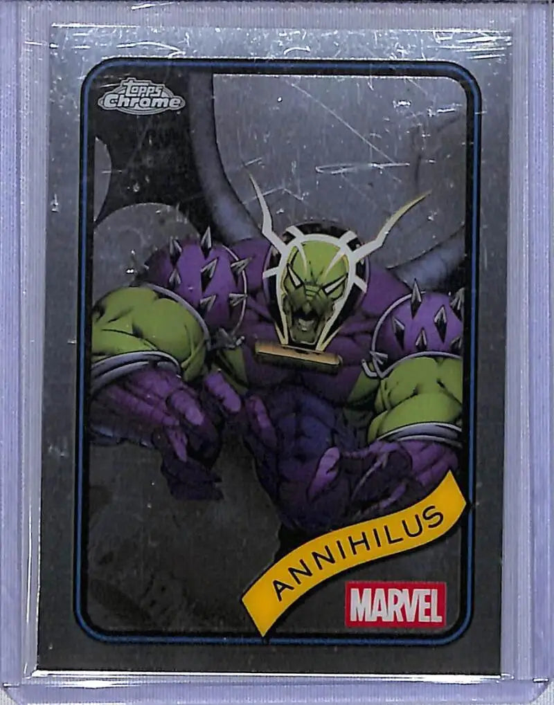 2025 Topps Chrome Marvel #118 Annihilus NM-MT - Marvel Card Single