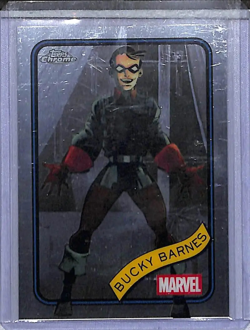 2025 Topps Chrome Marvel #124 Bucky Barnes NM-MT - Marvel Card Single