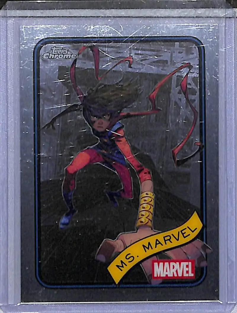 2025 Topps Chrome Marvel #130 Ms. Marvel NM-MT