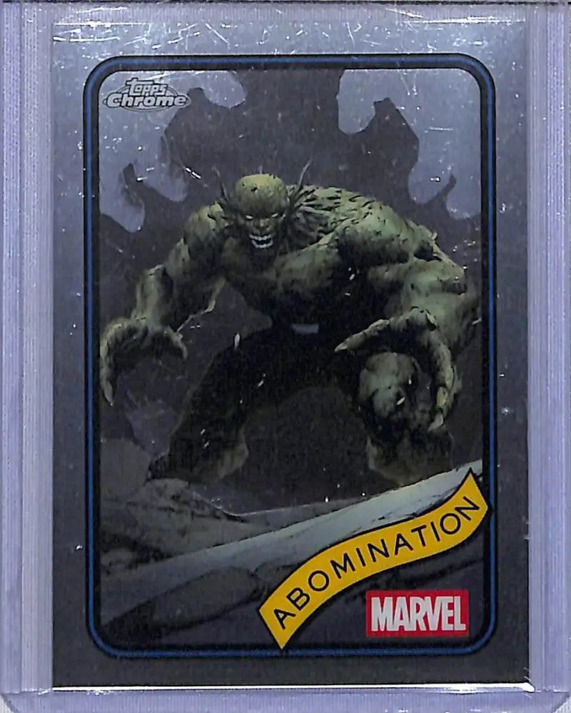 2025 Topps Chrome Marvel #132 Abomination NM-MT - Marvel Card Single
