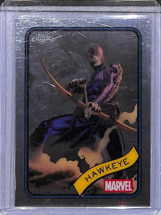 2025 Topps Chrome Marvel #133 Hawkeye NM-MT - Marvel Card Single