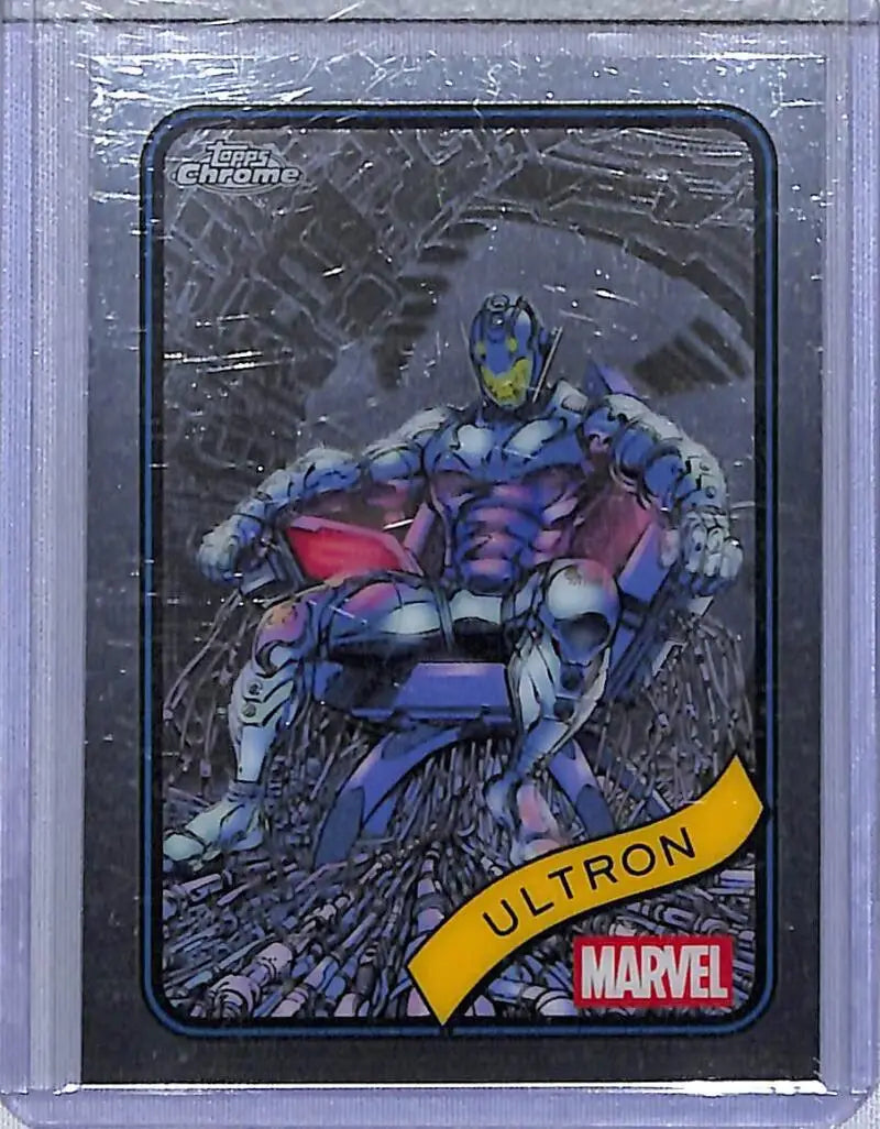 2025 Topps Chrome Marvel #138 Ultron NM-MT - Marvel Card Single