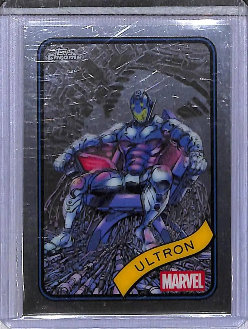 2025 Topps Chrome Marvel #138 Ultron NM-MT - Marvel Card Single