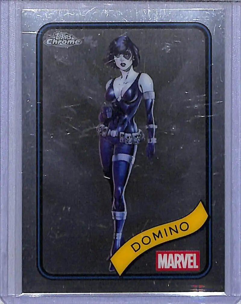 2025 Topps Chrome Marvel #154 Domino NM-MT - Marvel Card Single