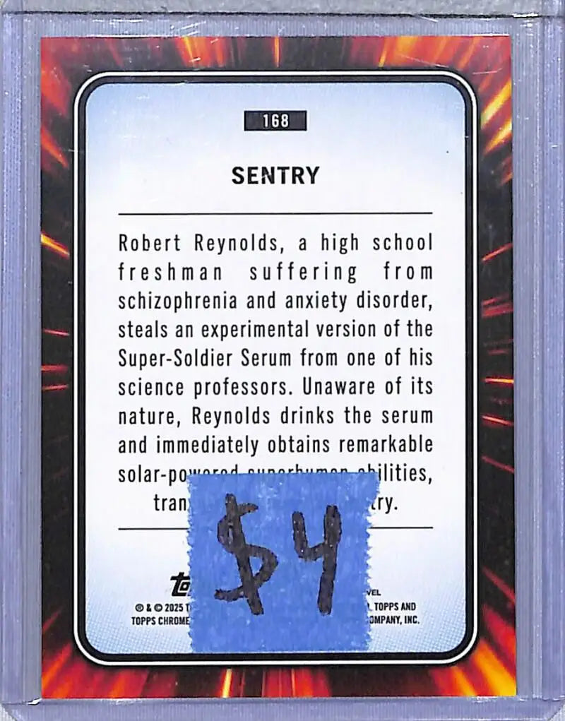 2025 Topps Chrome Marvel #168 Sentry NM-MT