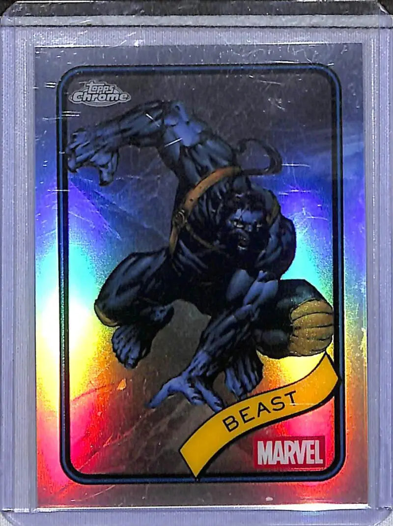 2025 Topps Chrome Marvel #177 Beast NM-MT - Marvel Card Single