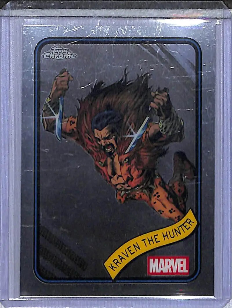 2025 Topps Chrome Marvel #18 Kraven The Hunter NM-MT - Marvel Card Single
