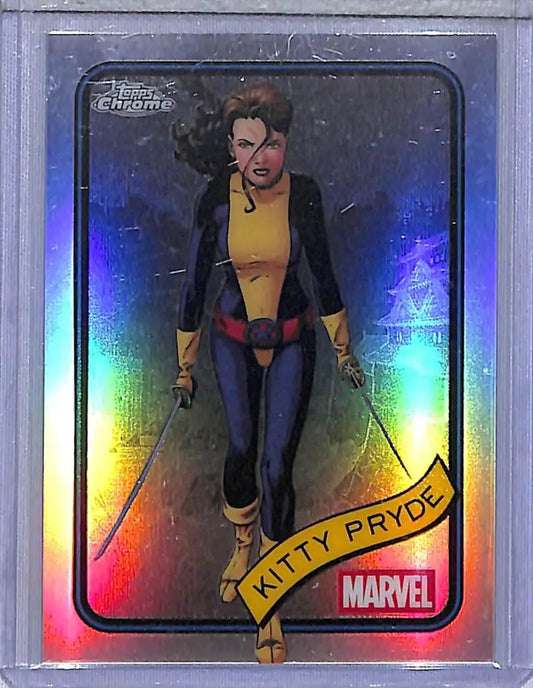 2025 Topps Chrome Marvel #188 Kitty Pryde NM-MT - Marvel Card Single