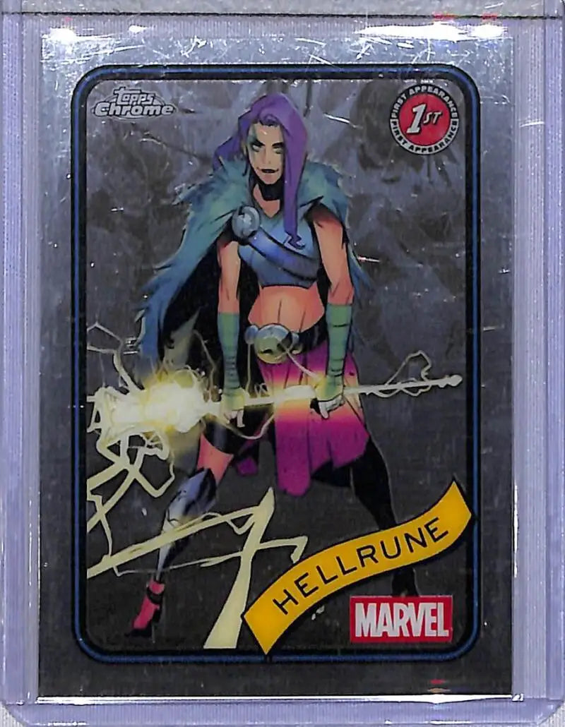 2025 Topps Chrome Marvel #199 Hellrune NM-MT - Marvel Card Single