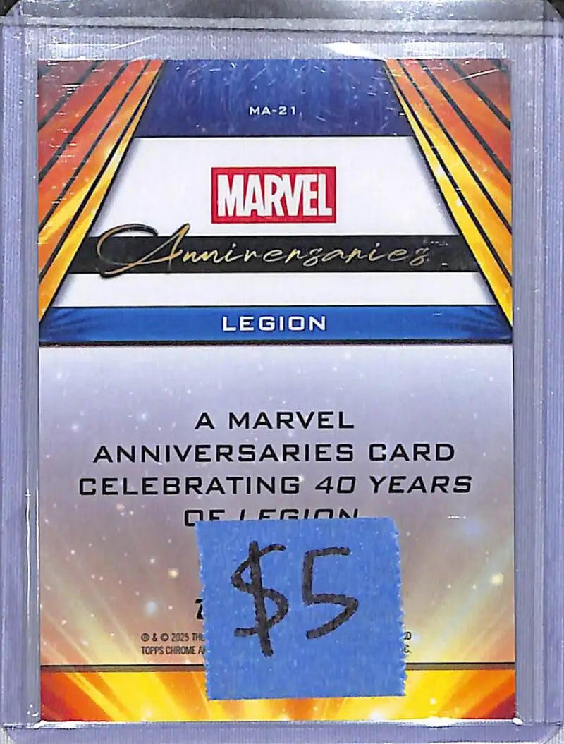 2025 Topps Chrome Marvel 40th Anniversary #MA-21 Jubilee NM-MT - Marvel Card Single